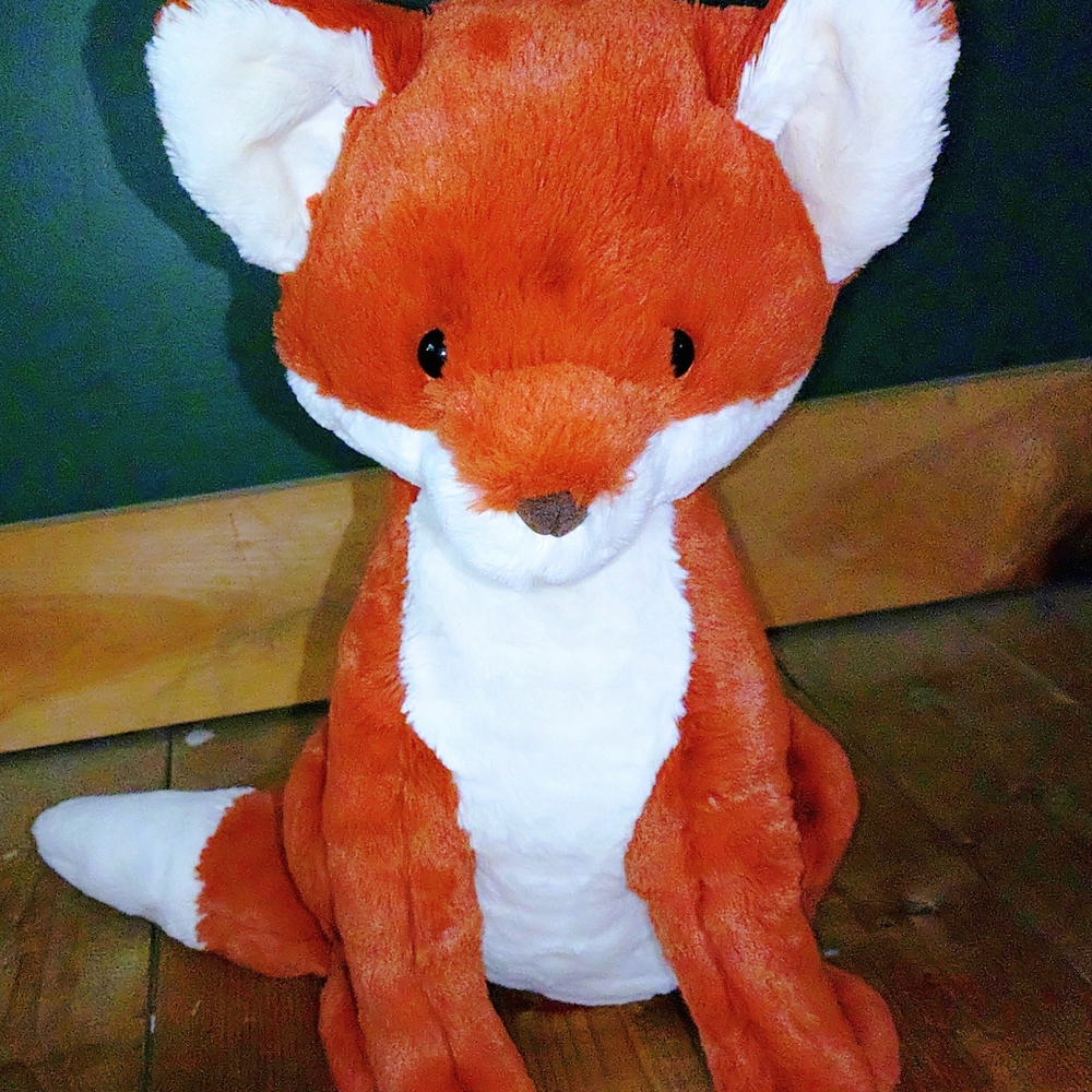 Jellycat Cuddly Fox Plush - Orange and White
